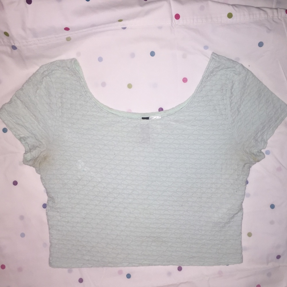 Mint Green Crop Top